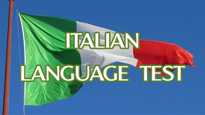 italian language test